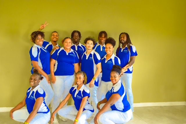 Close-up shot of the chromatic steel pan drums